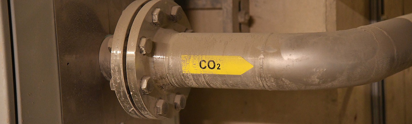 CO2-Leitungssystem zur optimalen Dosierung