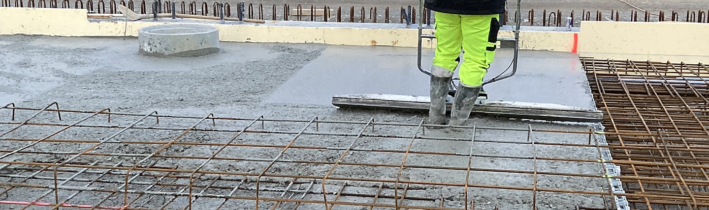 zirkulit® Beton kann einfach eingebaut und verarbeiten werden